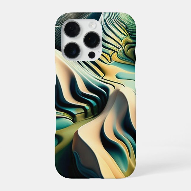 Funda Para iPhone Topographic Currents (Reverso)