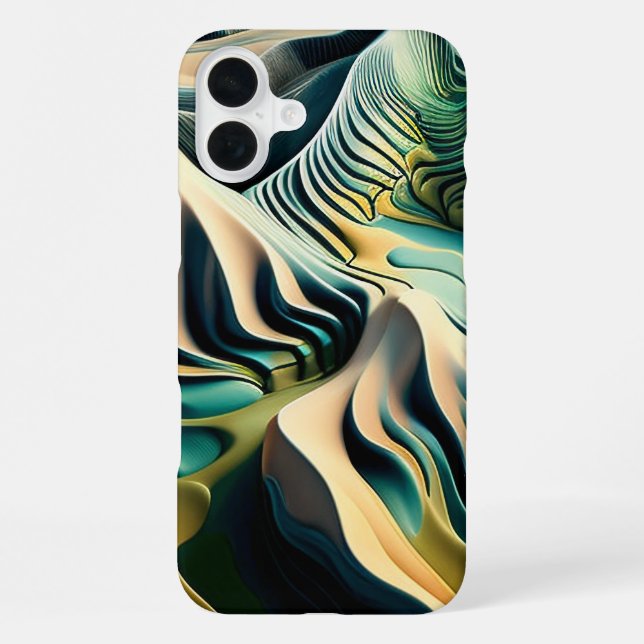 Funda Para iPhone Topographic Currents (Reverso )