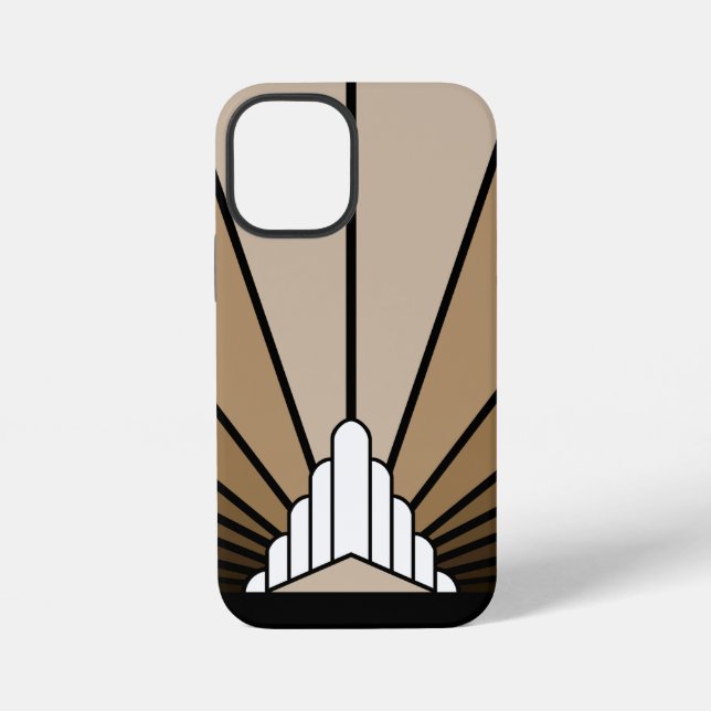 Funda Para iPhone Toque solar Art deco (Reverso )