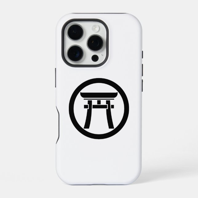 Funda Para iPhone Torii en círculo (Reverso )