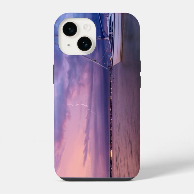 Funda Para iPhone Tormenta que se acerca a Navarre Florida Case-Mate (Reverso )