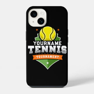 Funda Para iPhone 14 Torneo Personalizado de NOMBRE para Jugador de Ten
