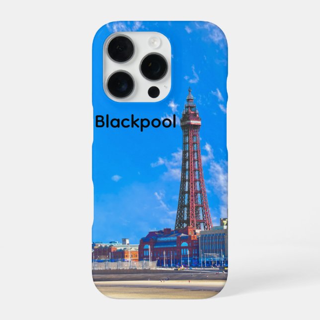Funda Para iPhone Torre Blackpool (Reverso)