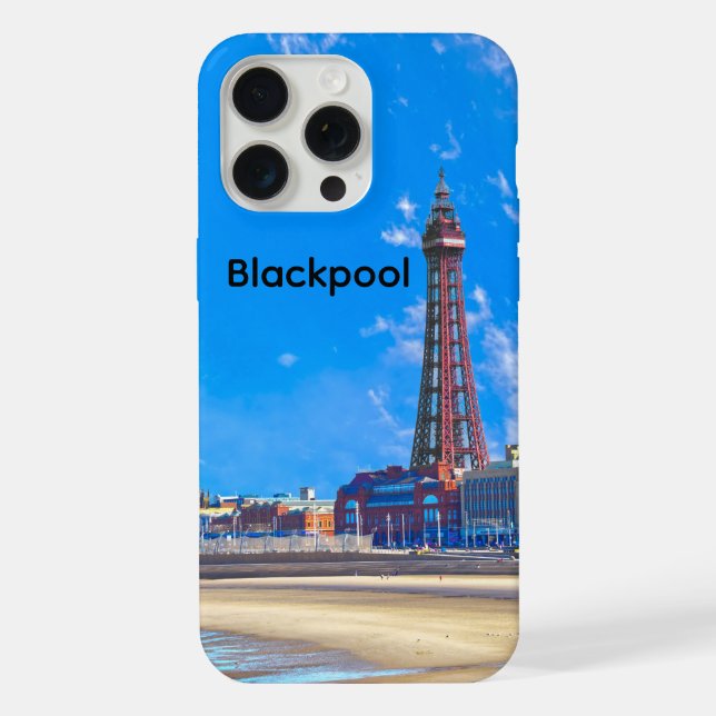 Funda Para iPhone Torre Blackpool (Reverso )
