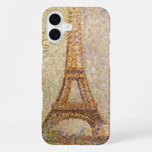 Funda Para iPhone 16 Plus Torre Eiffel de Georges Seurat, Arte Antiguo Fino