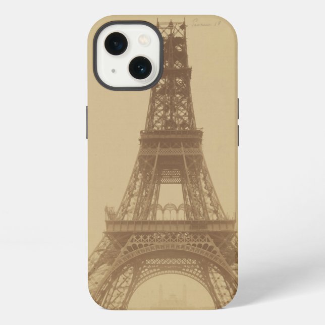 Funda Para iPhone Torre Eiffel En Construcción 1888 (Reverso )