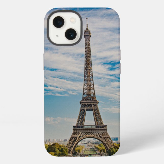 Funda Para iPhone Torre Eiffel en París (Reverso )