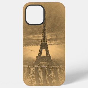 Funda Para iPhone 12 Pro Max Torre Eiffel Vintage París