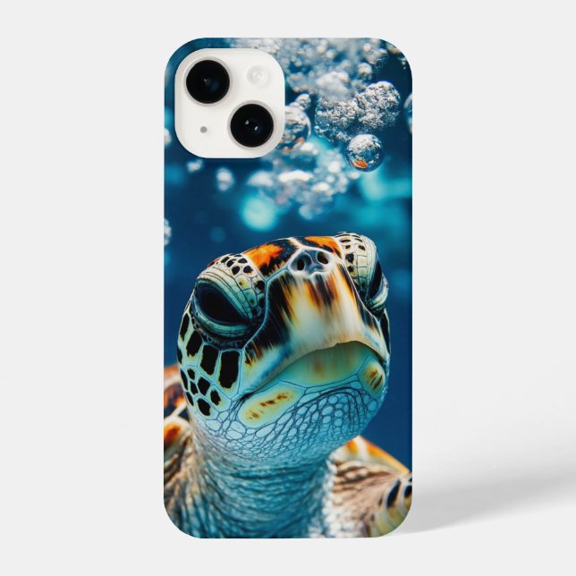 Funda Para iPhone Tortuga marina (Reverso )