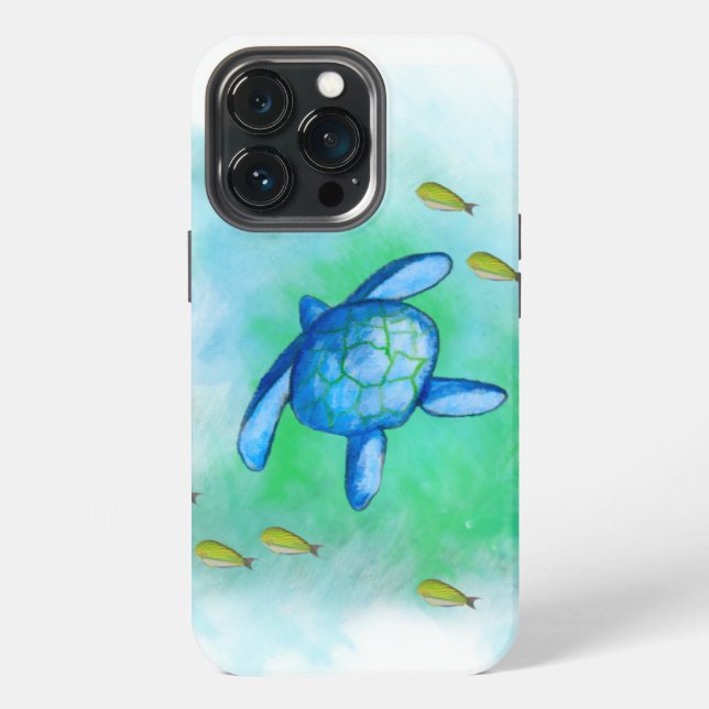 Funda Para iPhone Tortuga marina (Reverso )