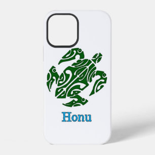 Funda Para iPhone 12 Tortuga Verde Marina Tribal Hawaiana en Peligro de