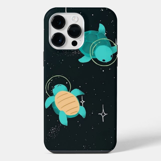 Funda Para iPhone Tortugas Espaciales (Reverso )