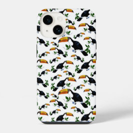 Funda Para iPhone 14 Toucanes tropicales - Jungla juguetona