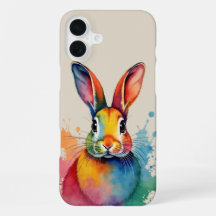Trabajo de arte de acuarela de conejo