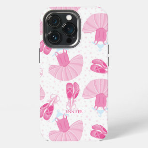 Funda Para iPhone 13 Pro Traje de ballet personalizado para niñas y zapatil