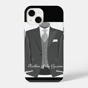 Funda Para iPhone 14 Traje de chaqué elegante para bodas Padre del novi