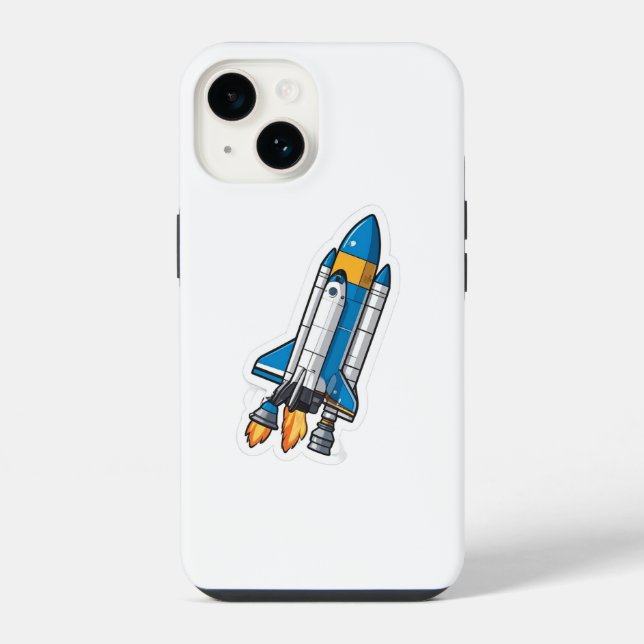 Funda Para iPhone Transbordador espacial (Reverso )