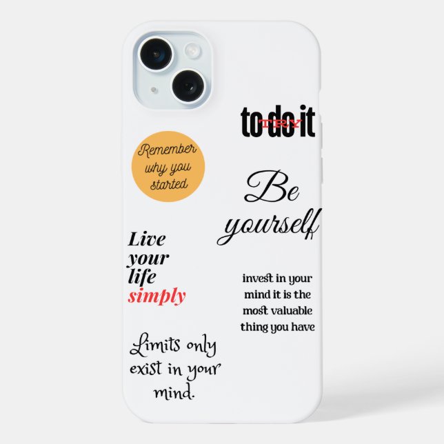 Funda Para iPhone trata de hacerlo  (Reverso )