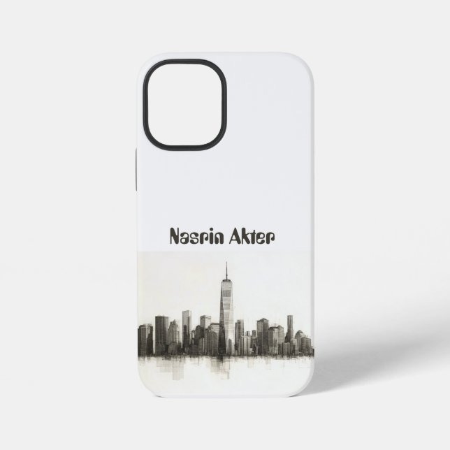 Funda Para iPhone Travel lover personalize your name (Reverso )