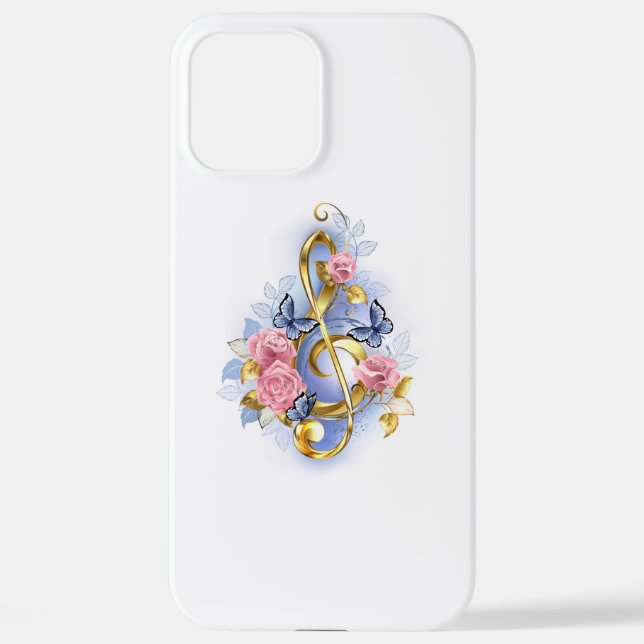 Funda Para iPhone Treble arrecife con rosas rosas rosas rosas (Reverso )