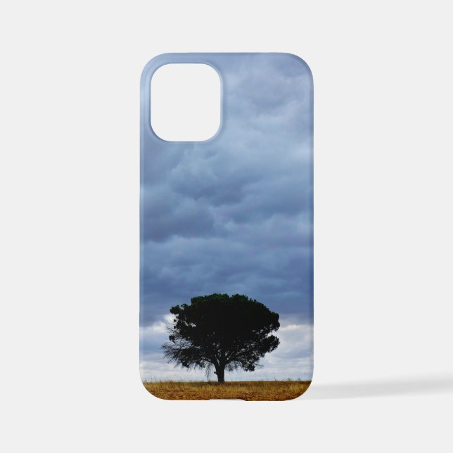 Funda Para iPhone Tree in an empty field (Reverso )