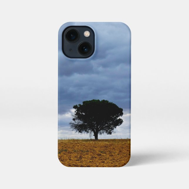 Funda Para iPhone Tree in an empty field (Reverso )