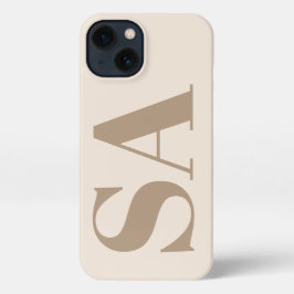 trendy Antique White with Monogram Case-Mate