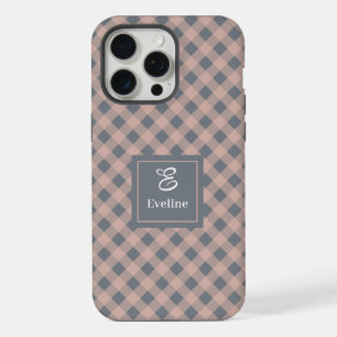 Funda para iPhone Trendy Colors Gris Coral con Det