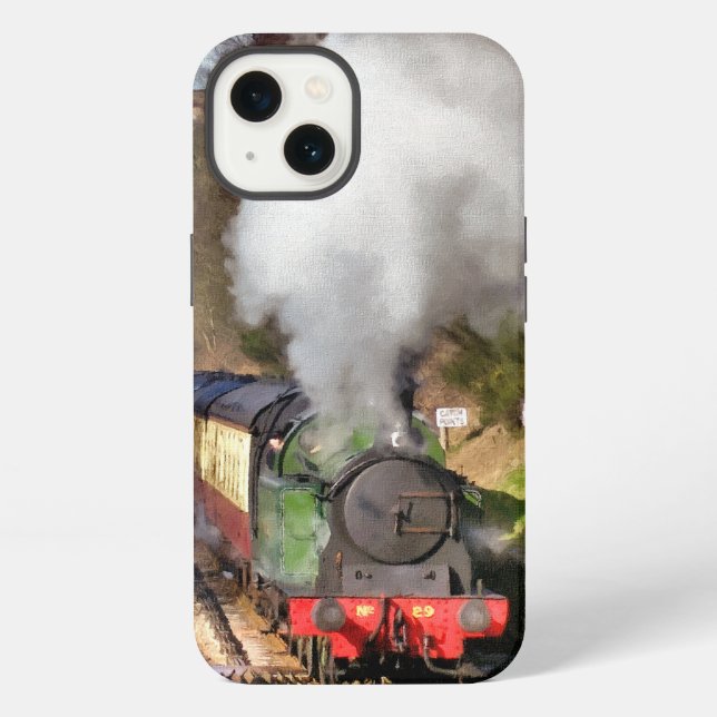 FUNDA PARA iPhone TRENES DE VAPOR (Reverso )