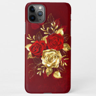 Funda Para iPhone 11Pro Max Tres Rosas Joyas