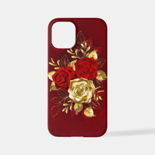 Funda Para iPhone 12 Mini Tres Rosas Joyas