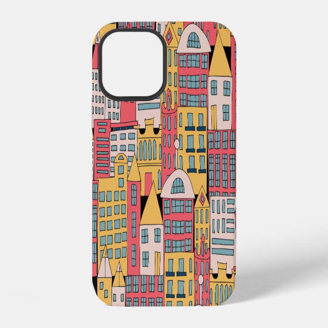 Funda Para iPhone Triangular Geométrico: Fondo abstracto colorido (Reverso )