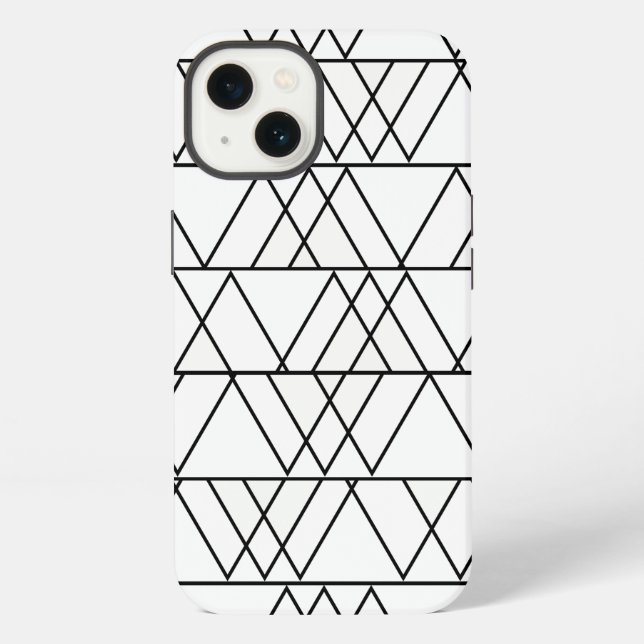 Funda Para iPhone Triángulos (Reverso )