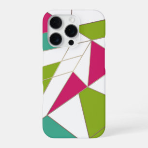 Funda Para iPhone 16 Pro Triángulos estampado abstracto geométrico geometrí