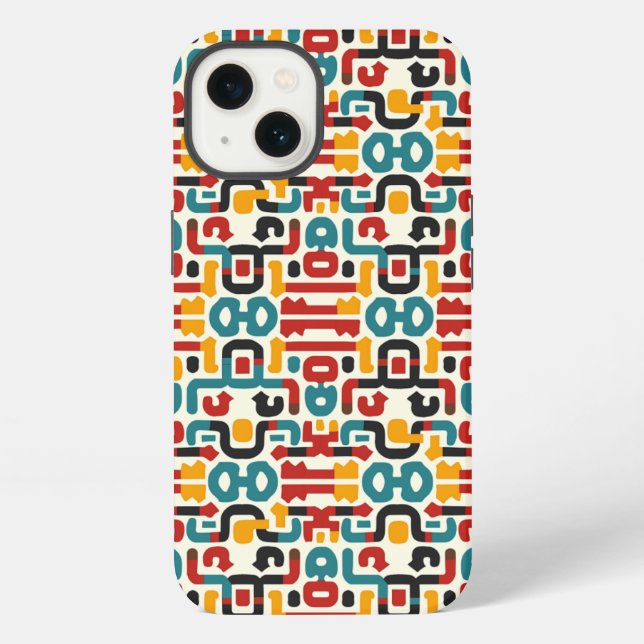 Funda Para iPhone Tribal Abstracto (Reverso )