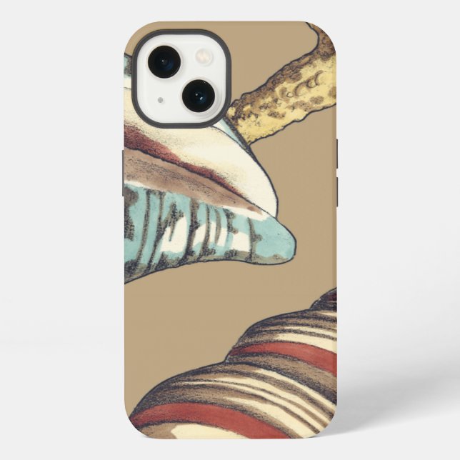Funda Para iPhone Trío de Shell en Khaki (Reverso )