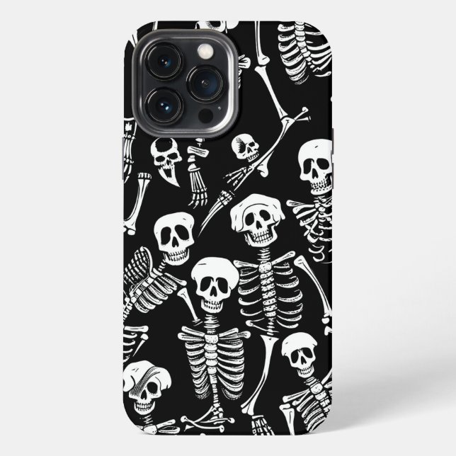 Funda Para iPhone Tripulación de Esqueleto (Reverso )