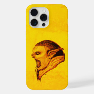 Troll con diseño negro y amarillo