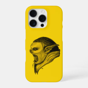 Funda Para iPhone 16 Pro Troll in Black and Yellow Design