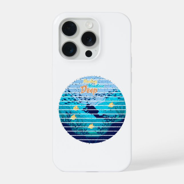 Funda Para iPhone Trolling For Lake Trout Marking Monsters (Reverso )