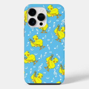 Funda Para iPhone 14 Pro Max Trombone Chick Music Notes