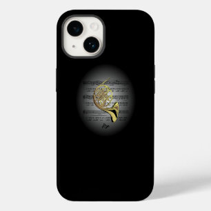 Funda Para iPhone 14 Trompa Francesa Avant Garde sobre Globo con Partit