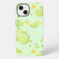 Tropical Green Citrus SUMMER Naranja Lemon Slice