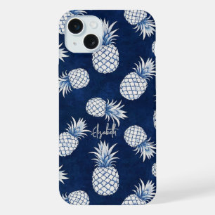 Tropical Pineapple with Name – Watercolor Style