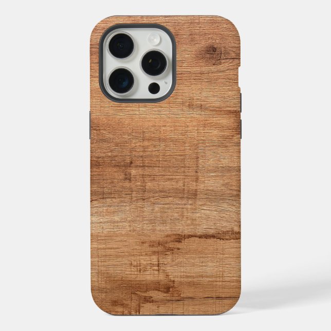 Funda Para iPhone trozo de madera vieja (Reverso )