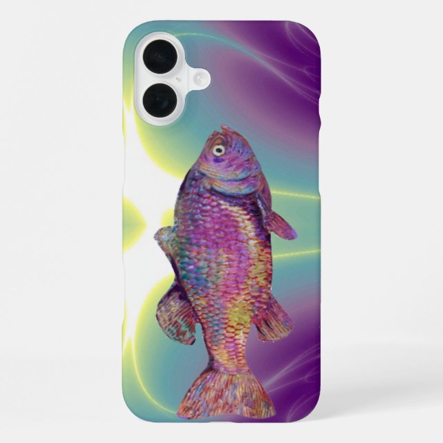 FUNDA PARA iPhone TRUCHA ARCOÍRIS COLORIDA (Reverso )