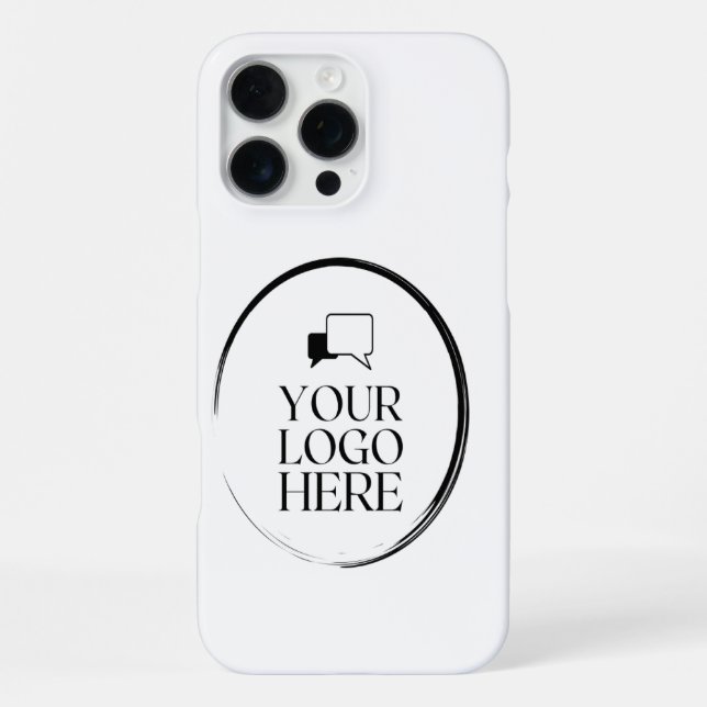 Funda Para iPhone Tu Logo Aquí (Reverso )