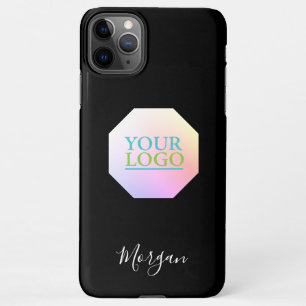 Funda Para iPhone 11Pro Max Tu logotipo/arte/foto en octagon, nombre de guión,