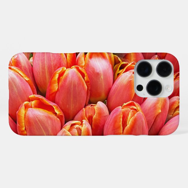 Funda Para iPhone Tulipanes (Reverso Horizontal)