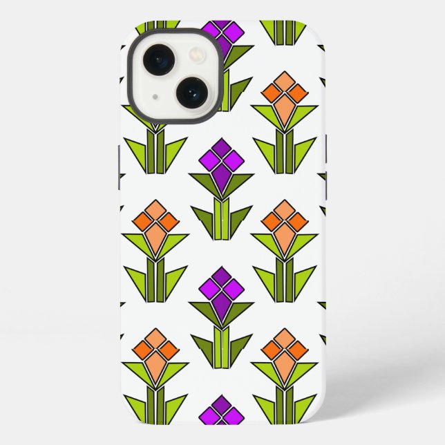 Funda Para iPhone Tulipanes (Reverso )